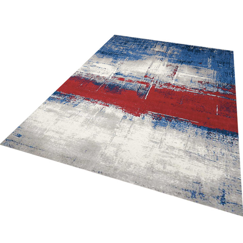 Modern Color-Blocking Geometric Rug Multicolor Polypropylene Rug Machine Washable Non-Slip Pet Friendly Area Rug for Room Clearhalo 'Area Rug' 'Modern' 'Rugs' Rug' 2199465