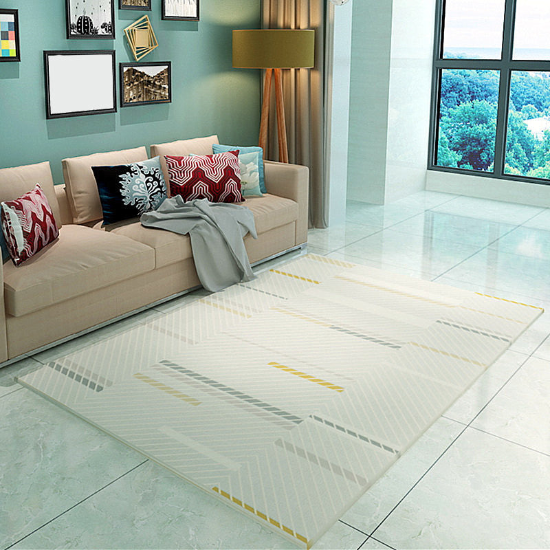 Novel Sketch Effect Geometric Rug Multi-Color Modern Carpet Polyester Stain Resistant Pet Friendly Anti-Slip Rug for Room Clearhalo 'Area Rug' 'Modern' 'Rugs' Rug' 2199533