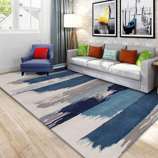 Novel Sketch Effect Geometric Rug Multi-Color Modern Carpet Polyester Stain Resistant Pet Friendly Anti-Slip Rug for Room Clearhalo 'Area Rug' 'Modern' 'Rugs' Rug' 2199536