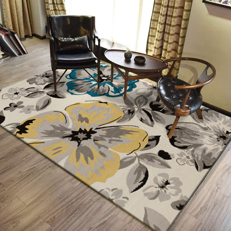 Novel Sketch Effect Geometric Rug Multi-Color Modern Carpet Polyester Stain Resistant Pet Friendly Anti-Slip Rug for Room Clearhalo 'Area Rug' 'Modern' 'Rugs' Rug' 2199542