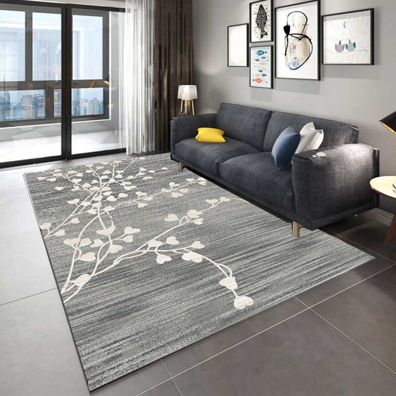 Nordic Hotel Area Rug Multi Colored Geometric Indoor Rug Synthetics Anti-Slip Stain Resistant Washable Rug Clearhalo 'Area Rug' 'Modern' 'Rugs' Rug' 2199565