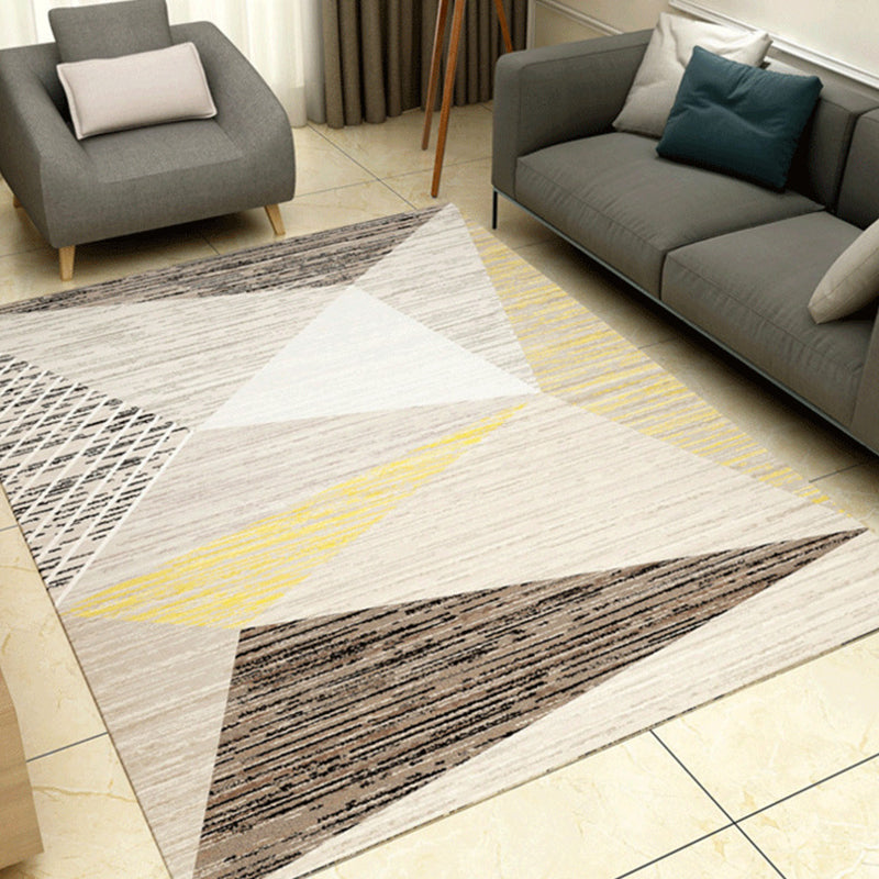 Multicolor Modern Rug Polyester Graphic Print Area Carpet Machine Washable Anti-Slip Backing Stain Resistant Rug for Family Room Clearhalo 'Area Rug' 'Modern' 'Rugs' Rug' 2199772