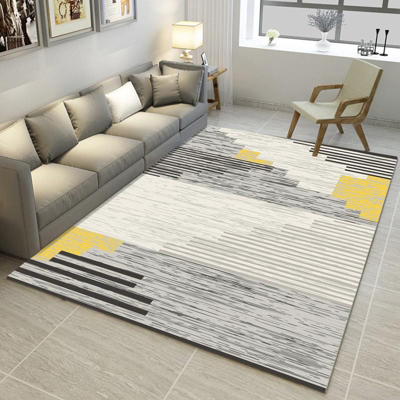 Multicolor Modern Rug Polyester Graphic Print Area Carpet Machine Washable Anti-Slip Backing Stain Resistant Rug for Family Room Clearhalo 'Area Rug' 'Modern' 'Rugs' Rug' 2199773