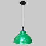 1-Light Pendant Light Antique Pot Lid Metal Hanging Light Fixture for Dining Room Green Clearhalo 'Art Deco Pendants' 'Cast Iron' 'Ceiling Lights' 'Ceramic' 'Crystal' 'Industrial Pendants' 'Industrial' 'Metal' 'Middle Century Pendants' 'Pendant Lights' 'Pendants' 'Tiffany' Lighting' 2204526