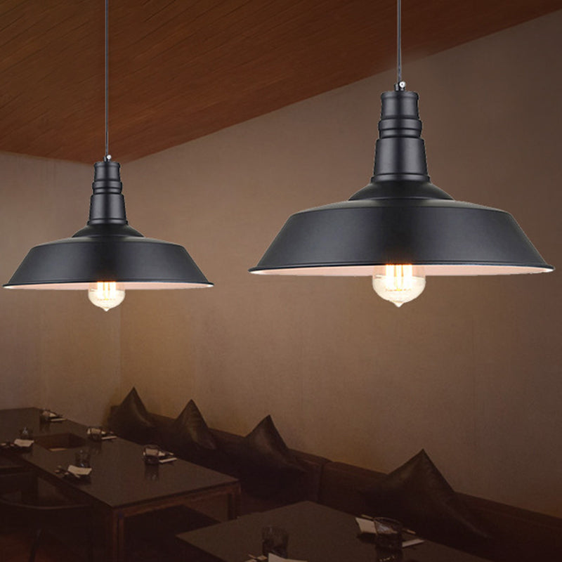 Pot Cover Metallic Hanging Light Simplicity 1 Bulb Restaurant Pendant Light Fixture Clearhalo 'Art Deco Pendants' 'Black' 'Cast Iron' 'Ceiling Lights' 'Ceramic' 'Crystal' 'Industrial' 'Metal' 'Pendant Lights' 'Rustic Pendants' 'Tiffany' Lighting' 2204535