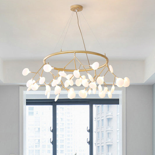 Sputnik Firefly Chandelier Lighting Minimalist Acrylic Living Room LED Pendant Light Clearhalo 'Ceiling Lights' 'Chandeliers' 'Clear' 'Industrial' 'Modern Chandeliers' 'Modern' 'Tiffany' 'Traditional Chandeliers' Lighting' 2205225