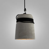 Bell Suspension Lighting Simplicity Cement Single-Bulb Dining Room Pendant Ceiling Light Grey C Clearhalo 'Ceiling Lights' 'Modern Pendants' 'Modern' 'Pendant Lights' 'Pendants' Lighting' 2205517