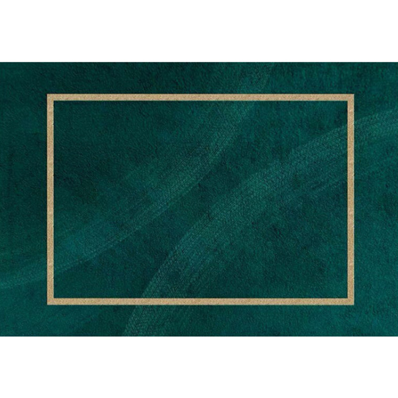 Blackish Green Living Room Rug Trendy Geo Pattern Area Carpet Cotton Blend Pet Friendly Rug Blackish Green Design 4 Clearhalo 'Area Rug' 'Rug' 2209151