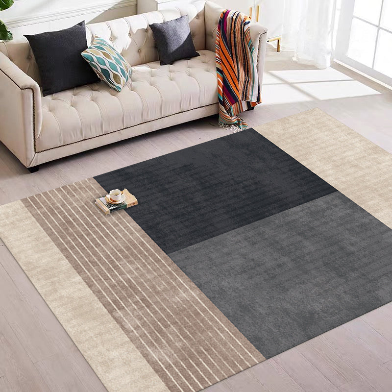 Unique Geometric Pattern Rug Multi-Color Cotton Blend Rug Anti-Slip Backing Easy Care Area Carpet for Bedroom Clearhalo 'Area Rug' 'Rug' 2209277