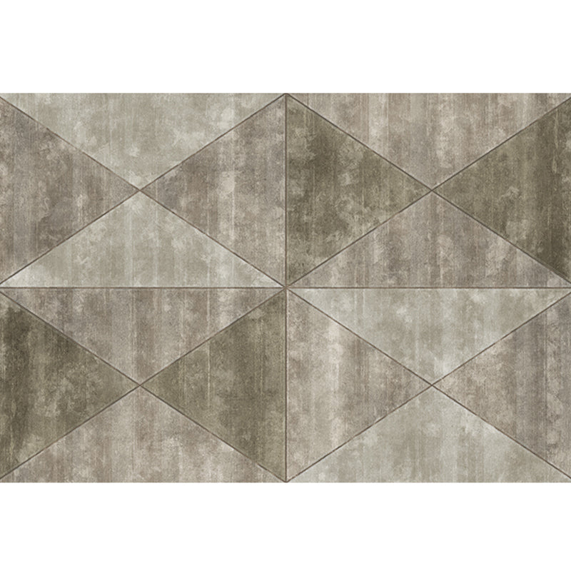 Unique Geometric Pattern Rug Multi-Color Cotton Blend Rug Anti-Slip Backing Easy Care Area Carpet for Bedroom Silver Gray Clearhalo 'Area Rug' 'Rug' 2209283