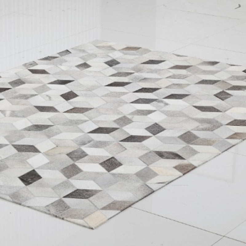 Glam Home Decoration Rug Multi Color Geo Patterned Area Carpet Cowhide Pet Friendly Stain-Resistant Rug Light Brown Clearhalo 'Area Rug' 'Modern' 'Rugs' Rug' 2213253