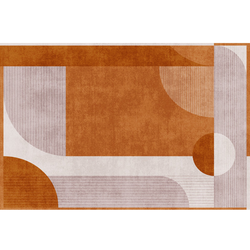 Western Geometric Print Rug Multi-Color Synthetics Indoor Rug Anti-Slip Backing Easy Care Carpet for Room Brown Clearhalo 'Area Rug' 'Rug' 2213398