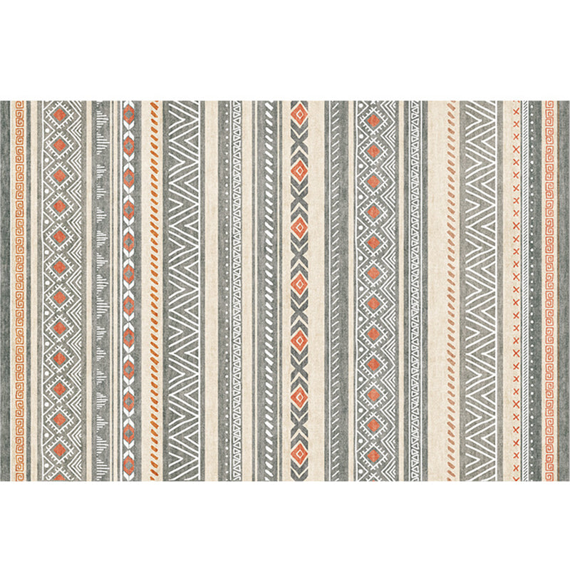 Moroccan Geo Printed Rug Multicolored Synthetics Area Rug Non-Slip Pet Friendly Indoor Rug for Living Room Orange Clearhalo 'Area Rug' 'Bohemian' 'Moroccan' 'Rugs' Rug' 2214375