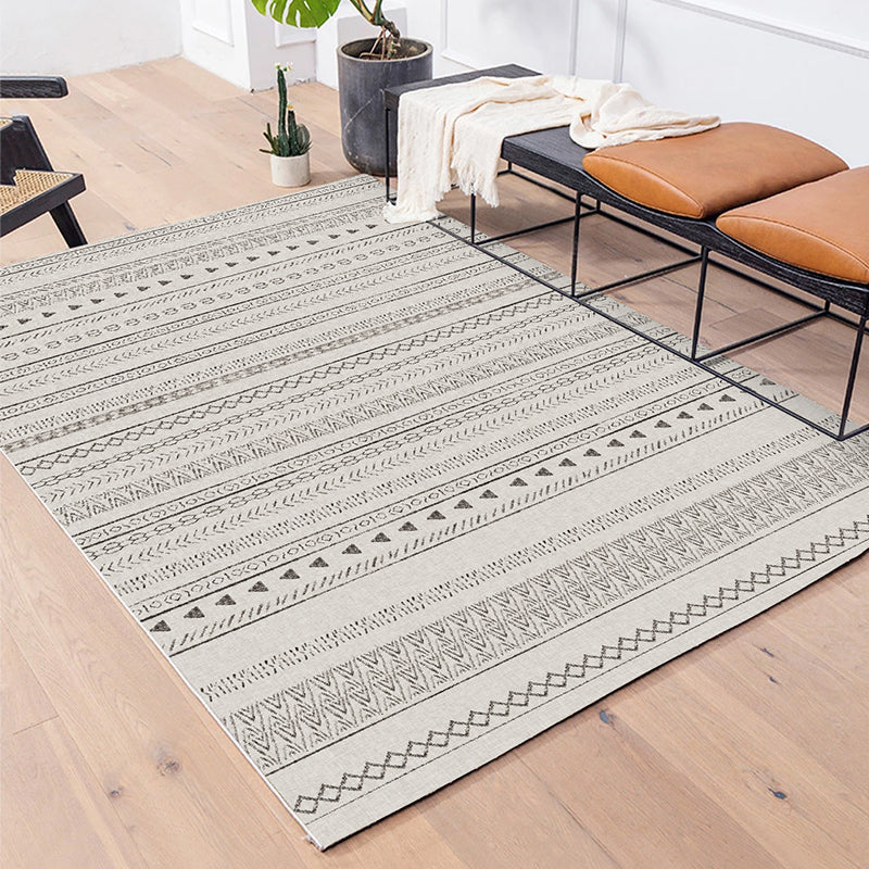 Simple Boho Rug Multi Color Geo Printed Area Rug Pet Friendly Washable Anti-Slip Backing Carpet for Room Clearhalo 'Area Rug' 'Bohemian' 'Rugs' Rug' 2214425