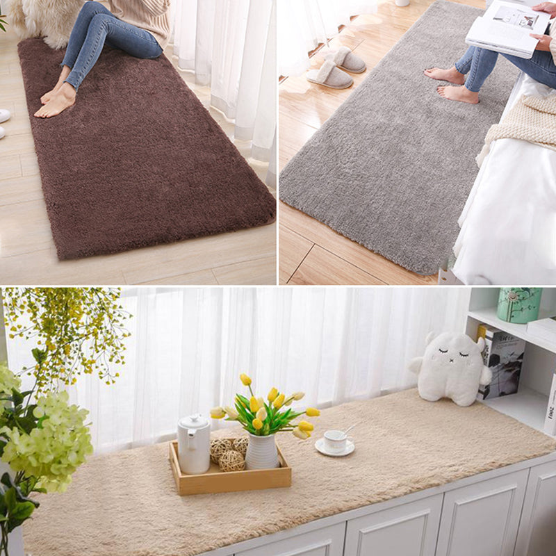 Minimalist Plain Rug Multi Color Polypropylene Area Rug Anti-Slip Machine Washable Carpet for Home Decoration Clearhalo 'Area Rug' 'Casual' 'Rugs' Rug' 2214696