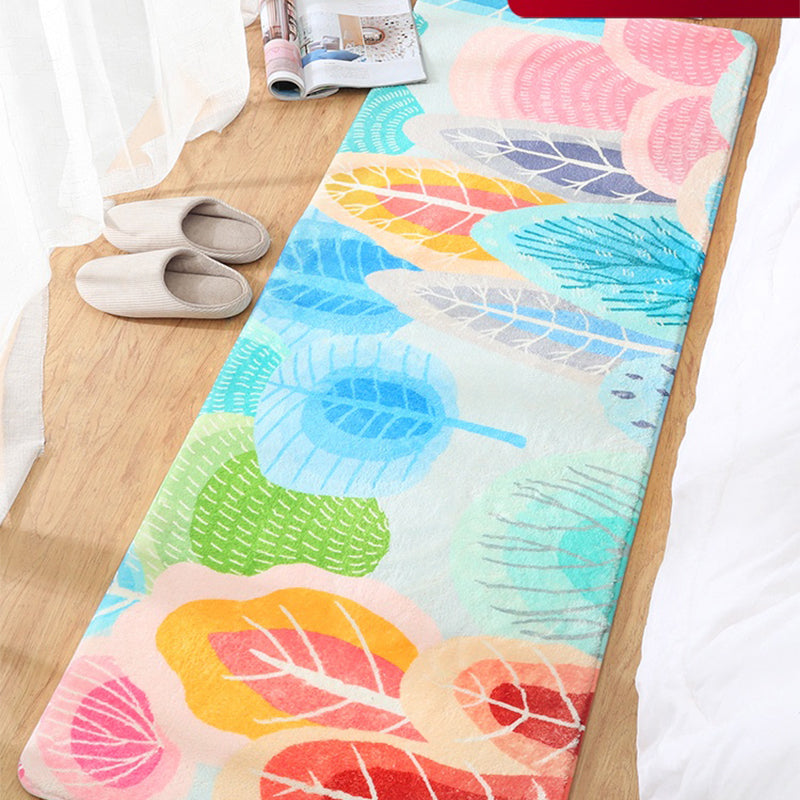 Trendy Bedroom Rug Multi-Colored Fairy Tale Print Carpet Blended Non-Slip Backing Washable Indoor Rug Clearhalo 'Area Rug' 'Modern' 'Rugs' Rug' 2214761