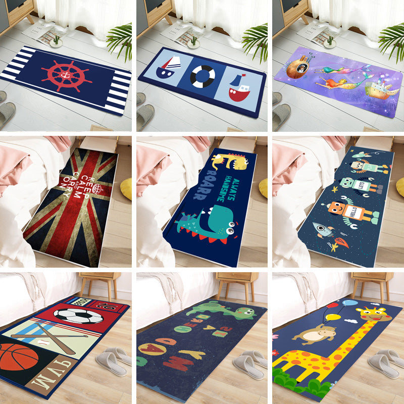 4 Colors, Cute Dog Pattern Anti-Slip Rug