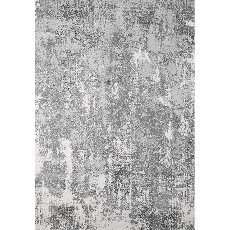 Steampunk Decoration Rug Multi-Color Abstract Print Area Rug Cotton Blend Non-Slip Pet Friendly Carpet Smoke Gray Clearhalo 'Area Rug' 'Rug' 2215104