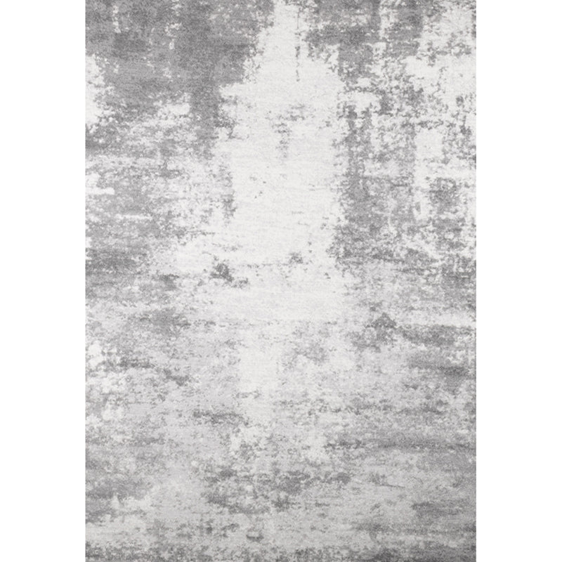 Steampunk Decoration Rug Multi-Color Abstract Print Area Rug Cotton Blend Non-Slip Pet Friendly Carpet White-Gray Clearhalo 'Area Rug' 'Rug' 2215111