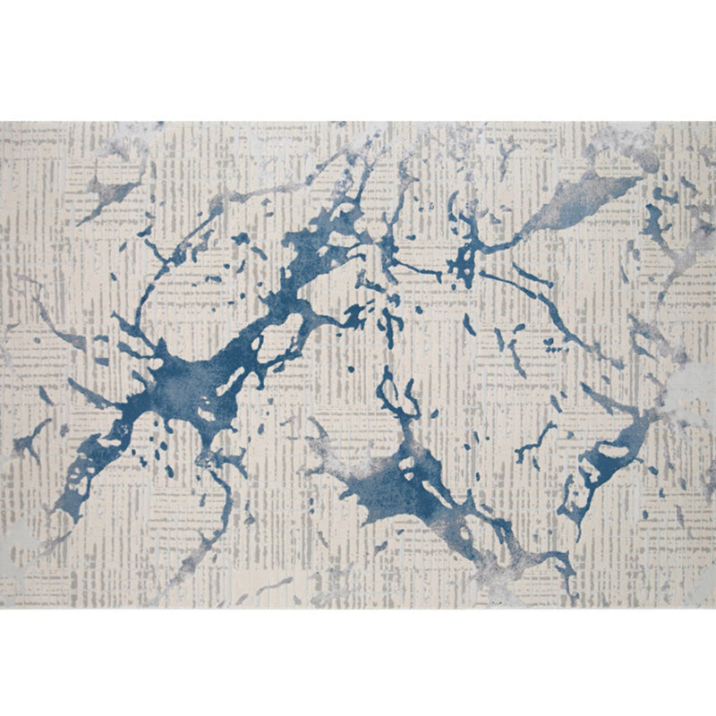 Steampunk Abstract Pattern Rug Multi Colored Carpet Non-Slip Backing Easy Care Indoor Rug for Living Room Blue Clearhalo 'Area Rug' 'Rug' 2215223