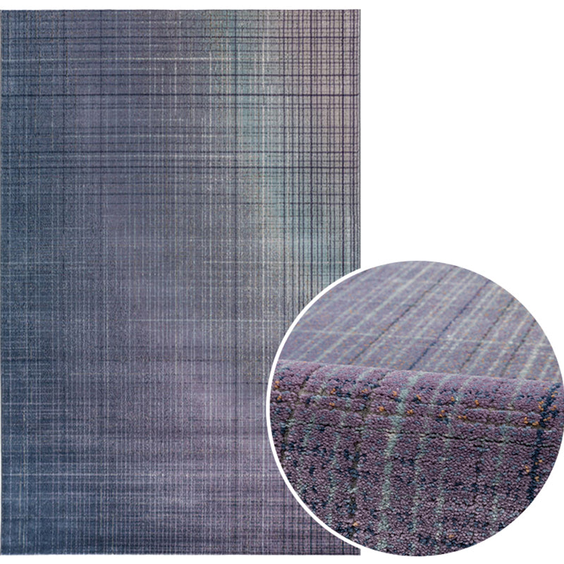 Unique Living Room Rug Multi-Color Abstract Print Carpet Polypropylene Pet Friendly Stain-Resistant Area Rug Blue-Purple Clearhalo 'Area Rug' 'Rug' 2215412