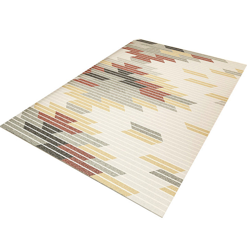 Nordic Abstract Print Rug Multicolor Polyster Area Rug Anti-Slip Backing Stain-Resistant Carpet for Living Room Clearhalo 'Area Rug' 'Modern' 'Rugs' Rug' 2225901