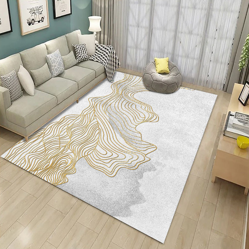 Classic Geo Print Rug Multi Colored Polyster Area Rug Anti-Slip Backing Pet Friendly Washable Carpet for Parlor Clearhalo 'Area Rug' 'Modern' 'Rugs' Rug' 2225944