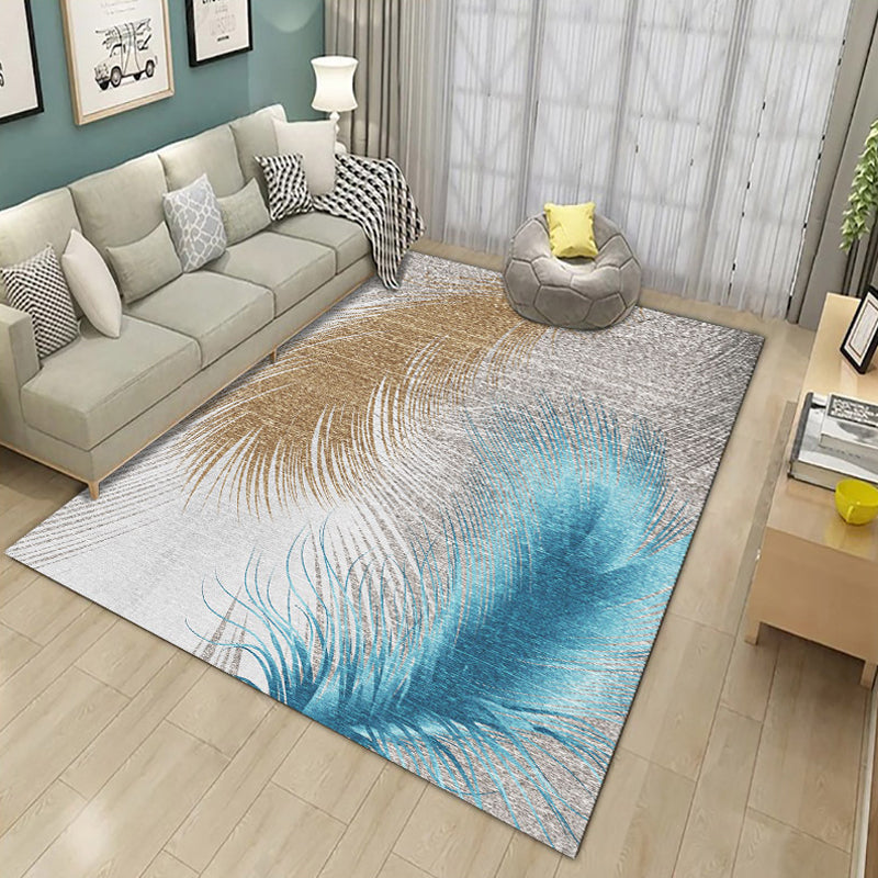 Classic Geo Print Rug Multi Colored Polyster Area Rug Anti-Slip Backing Pet Friendly Washable Carpet for Parlor Clearhalo 'Area Rug' 'Modern' 'Rugs' Rug' 2225945