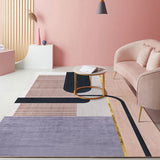 Modern Living Room Rug Multi Colored Geometric Print Area Carpet Cotton Blend Non-Slip Rug Clearhalo 'Area Rug' 'Modern' 'Rugs' Rug' 2226370