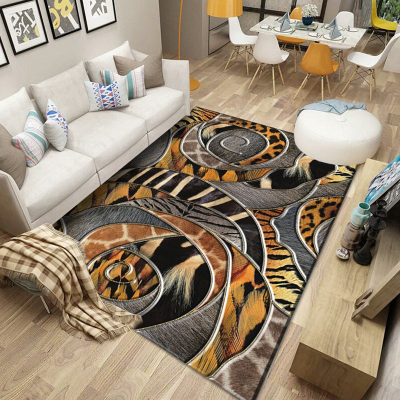 Scandinavian Abstract Pattern Rug Multi Color Polyster Area Carpet Anti-Slip Backing Easy Care Rug for Parlor Clearhalo 'Area Rug' 'Modern' 'Rugs' Rug' 2226406