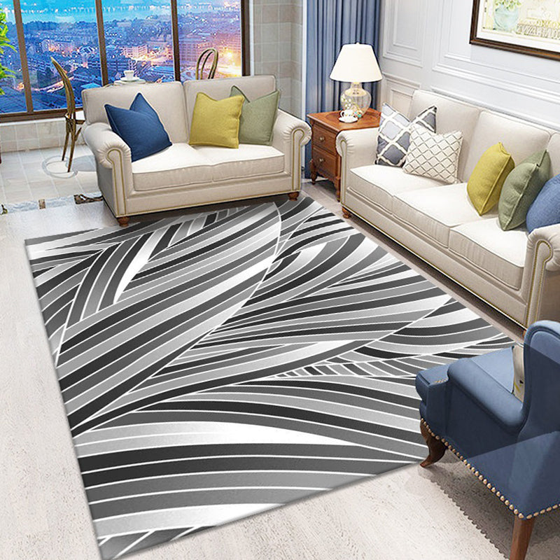 Scandinavian Abstract Pattern Rug Multi Color Polyster Area Carpet Anti-Slip Backing Easy Care Rug for Parlor Clearhalo 'Area Rug' 'Modern' 'Rugs' Rug' 2226413