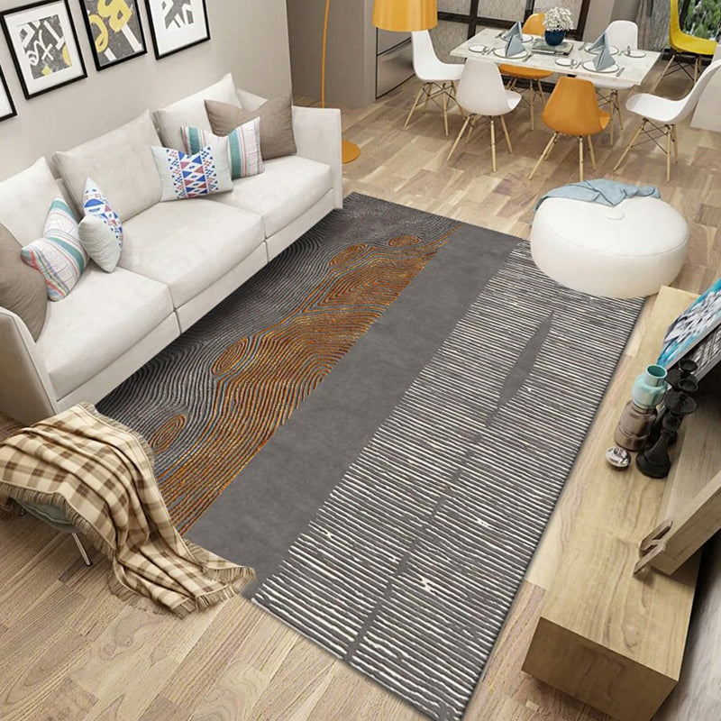 Scandinavian Abstract Pattern Rug Multi Color Polyster Area Carpet Anti-Slip Backing Easy Care Rug for Parlor Clearhalo 'Area Rug' 'Modern' 'Rugs' Rug' 2226420