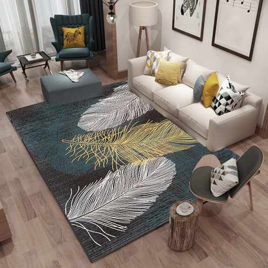 Modern Geo Pattern Rug Multi Colored Cotton Blend Area Carpet Non-Slip Pet Friendly Indoor Rug for Parlor Clearhalo 'Area Rug' 'Modern' 'Rugs' Rug' 2226457