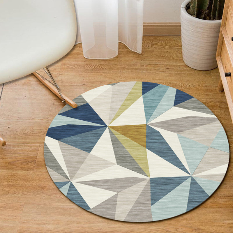 Modern Home Decor Rug Multi-Color Geometric Area Carpet Polypropylene Easy Care Machine Washable Rug Clearhalo 'Area Rug' 'Modern' 'Rugs' Rug' 2226566