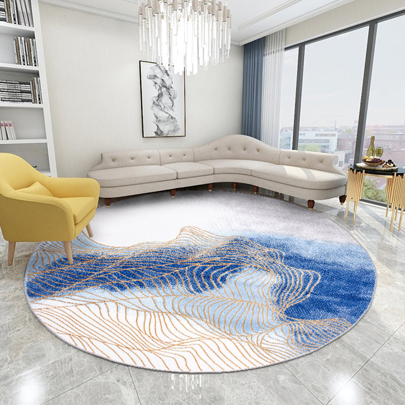 Casual Color Block Rug Multicolor Rayon Area Carpet Pet Friendly Washable Indoor Rug for Living Room Clearhalo 'Area Rug' 'Modern' 'Rugs' Rug' 2226606