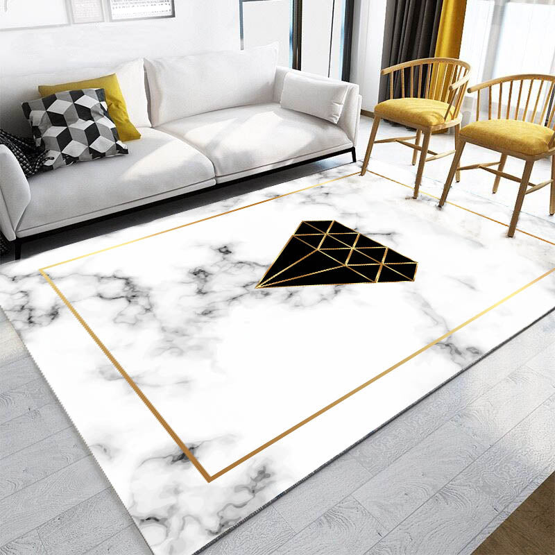 Modern Bedroom Rug Multi-Color Geometric Indoor Rug Pet Friendly Non-Slip Backing Area Carpet Clearhalo 'Area Rug' 'Modern' 'Rugs' Rug' 2226680