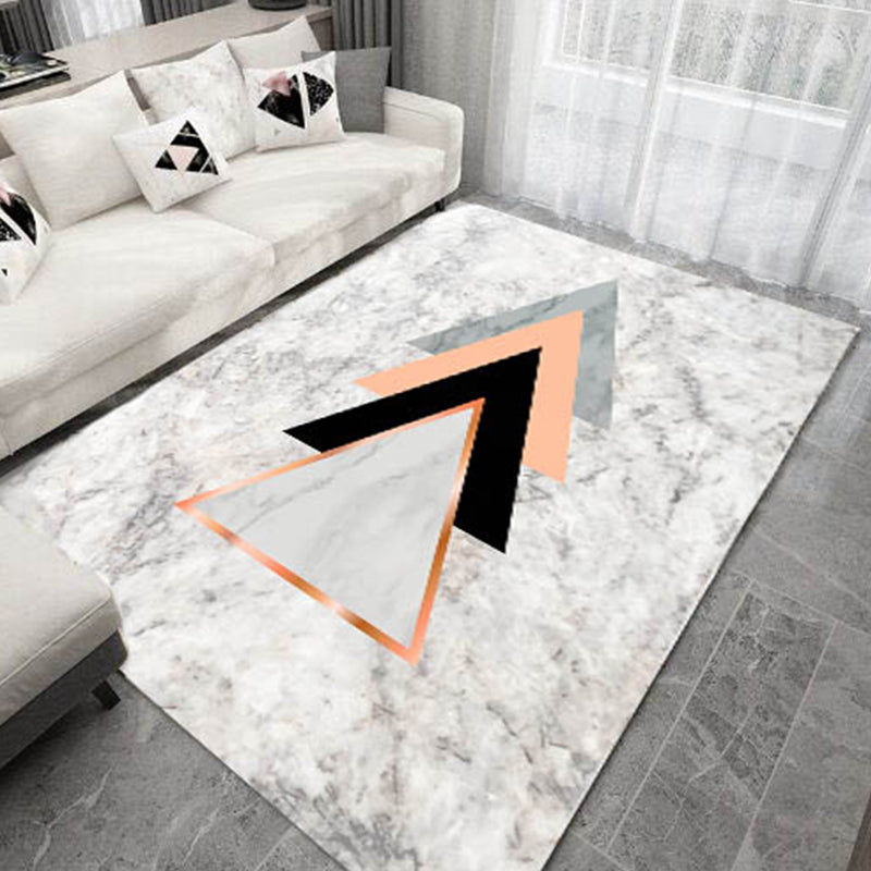 Modern Bedroom Rug Multi-Color Geometric Indoor Rug Pet Friendly Non-Slip Backing Area Carpet Clearhalo 'Area Rug' 'Modern' 'Rugs' Rug' 2226682