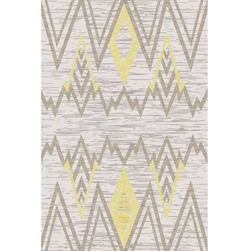 Nordic Living Room Rug Multicolor Geometric Print Area Carpet Synthetics Pet Friendly Easy Care Rug Clearhalo 'Area Rug' 'Modern' 'Rugs' Rug' 2226744