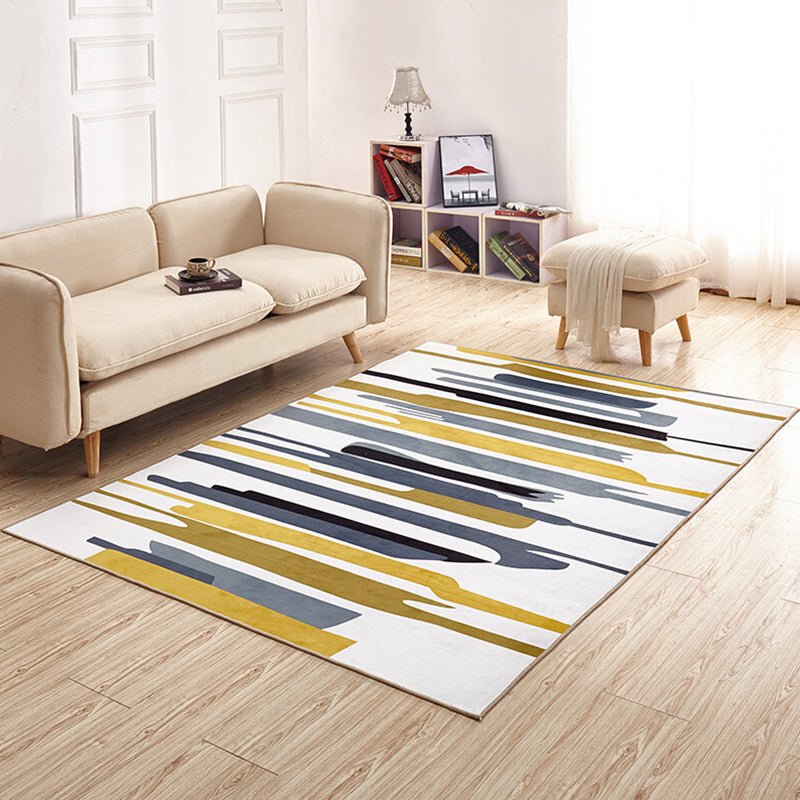 Nordic Living Room Rug Multicolor Geometric Print Area Carpet Synthetics Pet Friendly Easy Care Rug Clearhalo 'Area Rug' 'Modern' 'Rugs' Rug' 2226747