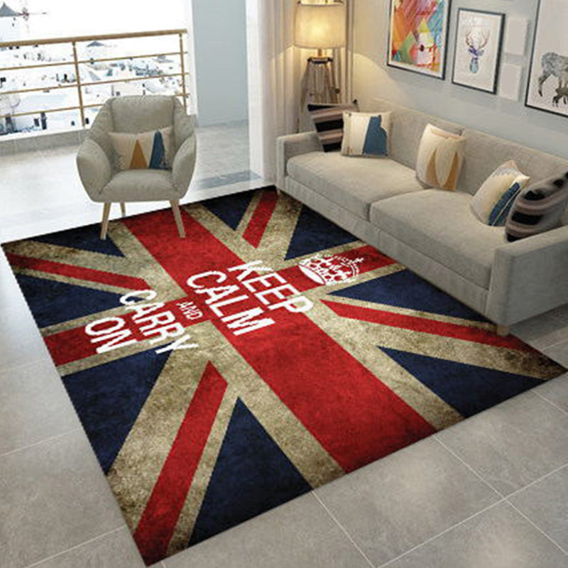 Nordic Living Room Rug Multicolor Geometric Print Area Carpet Synthetics Pet Friendly Easy Care Rug Clearhalo 'Area Rug' 'Modern' 'Rugs' Rug' 2226759