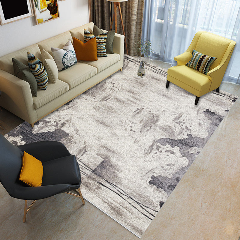 Glam Living Room Rug Multi Colored Abstract Pattern Carpet Synthetics Machine Washable Non-Slip Rug Brown Clearhalo 'Area Rug' 'Modern' 'Rugs' Rug' 2226774