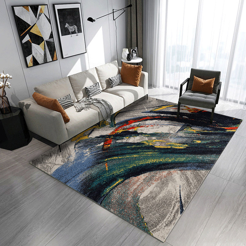 Unique Geometric Rug Multi-Color Modern Area Carpet Polypropylene Non-Slip Backing Easy Care Rug for Parlor Clearhalo 'Area Rug' 'Modern' 'Rugs' Rug' 2226866