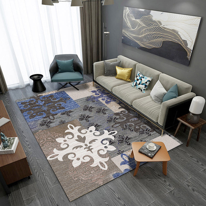 Unique Geometric Rug Multi-Color Modern Area Carpet Polypropylene Non-Slip Backing Easy Care Rug for Parlor Clearhalo 'Area Rug' 'Modern' 'Rugs' Rug' 2226867