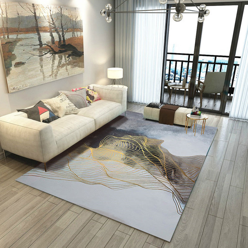 Unique Geometric Rug Multi-Color Modern Area Carpet Polypropylene Non-Slip Backing Easy Care Rug for Parlor Clearhalo 'Area Rug' 'Modern' 'Rugs' Rug' 2226870