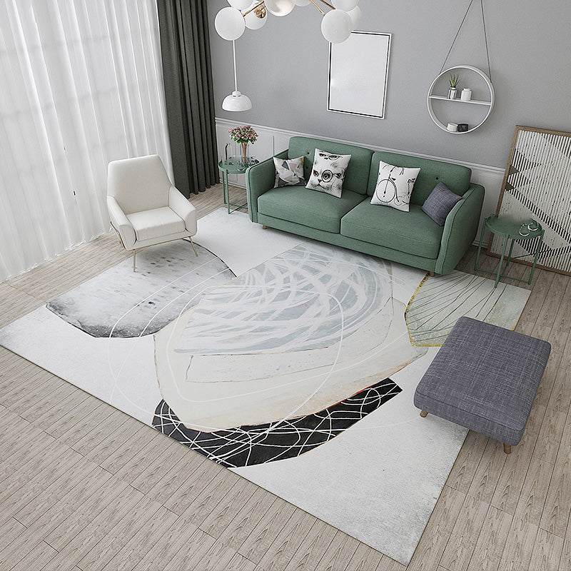 Calming Bedroom Rug Multi-Colored Colorblock Carpet Polyster Easy Care Washable Pet Friendly Indoor Rug Clearhalo 'Area Rug' 'Modern' 'Rugs' Rug' 2226939