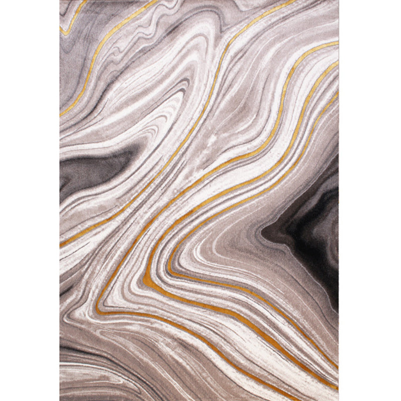 Multicolor Abstract Pattern Rug Rayon Chinese Area Rug Pet Friendly Easy Care Washable Carpet for Room Light Brown Clearhalo 'Area Rug' 'Modern' 'Rugs' Rug' 2226993