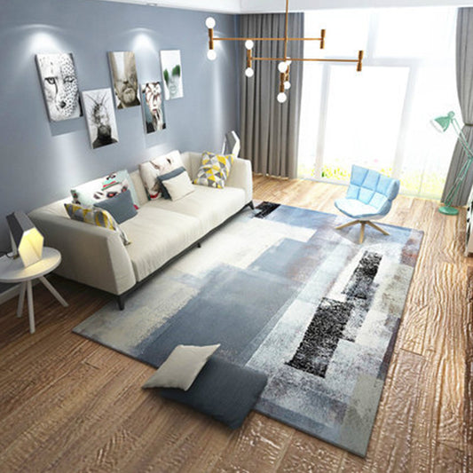 Modern Home Decor Rug Multi Color Abstract Print Area Carpet Synthetics Non-Slip Backing Pet Friendly Rug Clearhalo 'Area Rug' 'Modern' 'Rugs' Rug' 2227209