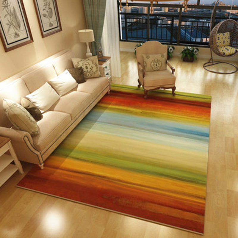 Modern Home Decor Rug Multi Color Abstract Print Area Carpet Synthetics Non-Slip Backing Pet Friendly Rug Clearhalo 'Area Rug' 'Modern' 'Rugs' Rug' 2227211