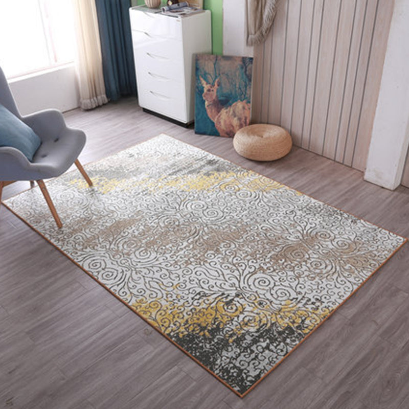 Modern Home Decor Rug Multi Color Abstract Print Area Carpet Synthetics Non-Slip Backing Pet Friendly Rug Clearhalo 'Area Rug' 'Modern' 'Rugs' Rug' 2227214