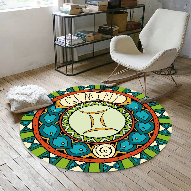 Modern Cartoon Print Rug Multi-Color Polyster Area Rug Anti-Slip Backing Machine Washable Carpet for Kids Room Clearhalo 'Area Rug' 'Modern' 'Rugs' Rug' 2227281